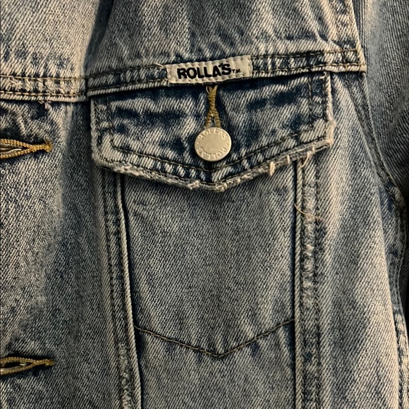 Rollas Denim Jacket with Sherpa Lining - Picture 3 of 5